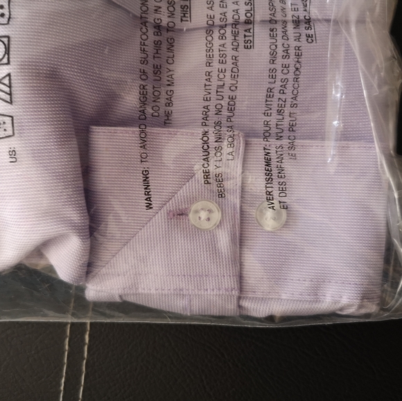 NWT Men's Calvin Klein Dress Shirt, 14 Small 32/33 - Picture 3 of 4